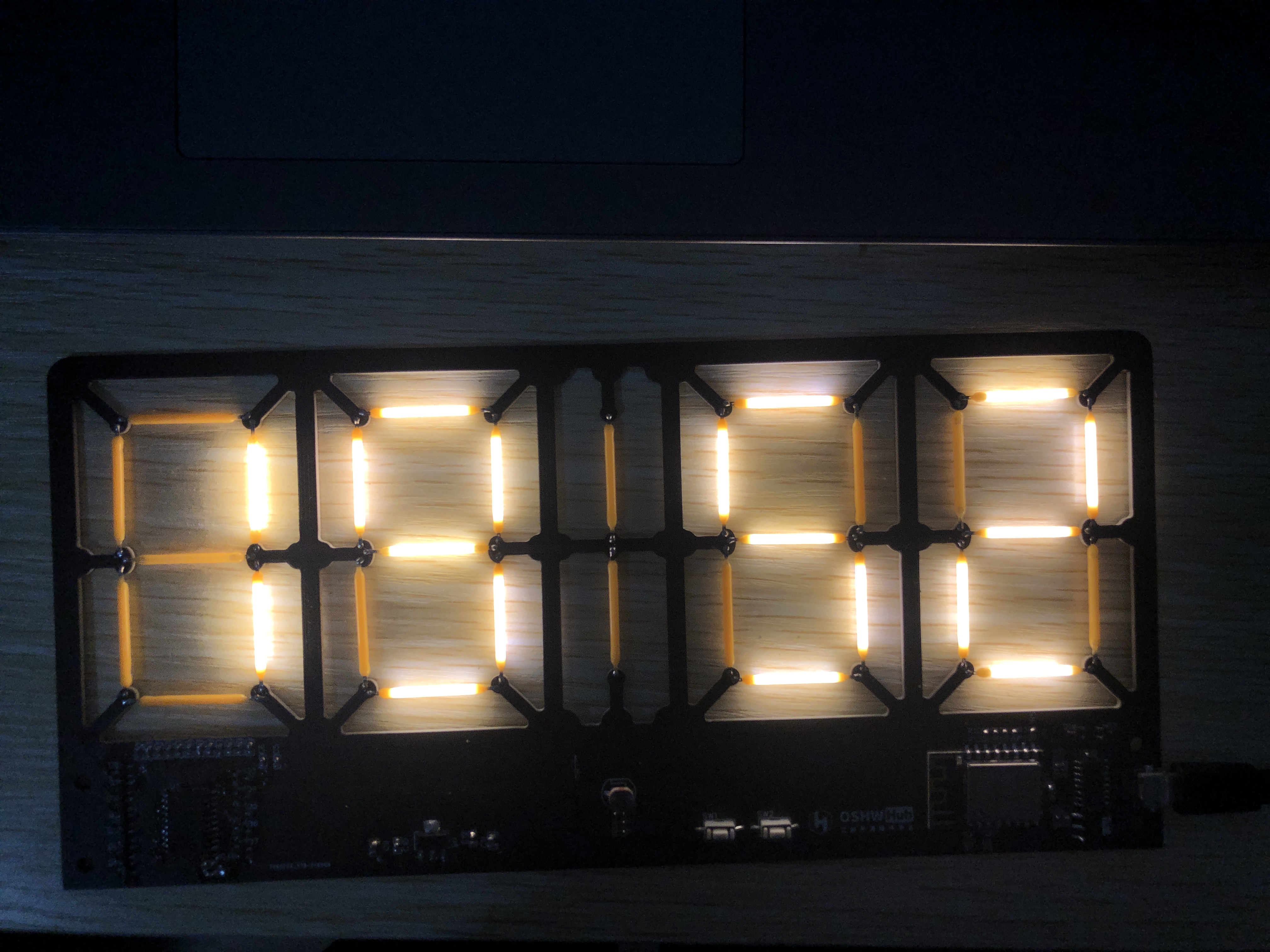 铜丝制作esp8266时钟,esp8266时钟赛博支架