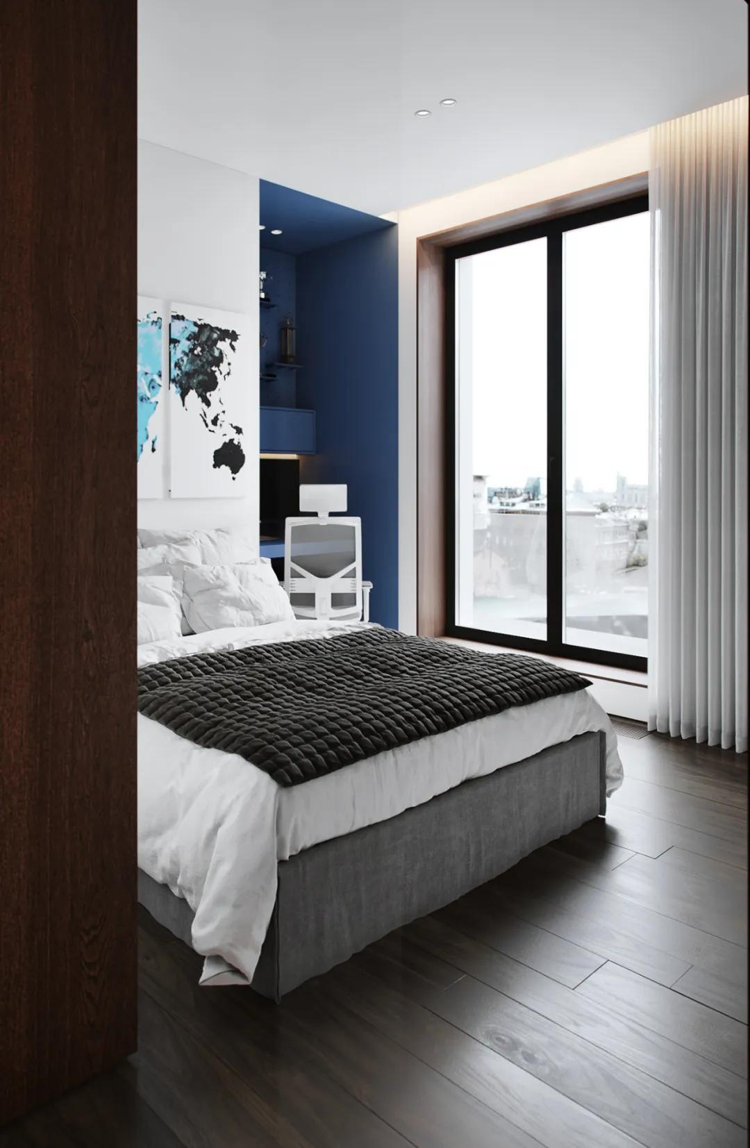 胡桃木家具体现的美,胡桃木与大理石的结合