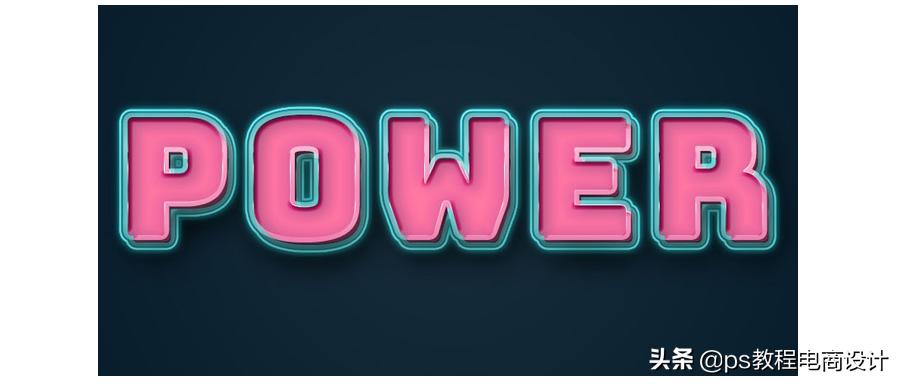 ps在图片上做led字体发光,ps怎么制作发光渐变字体