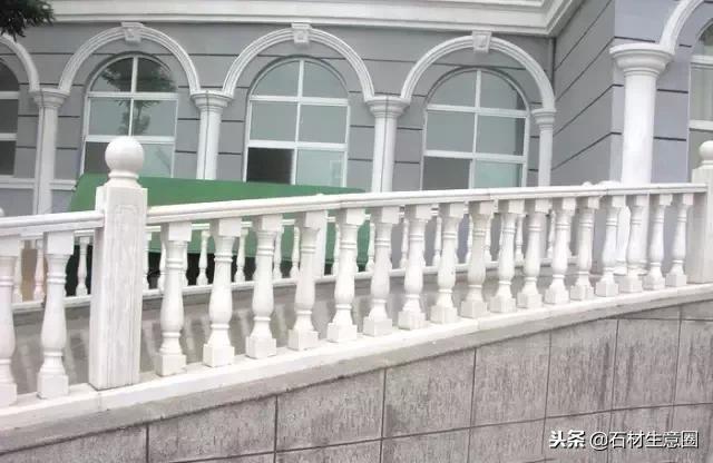 100种石材栏杆图片大全,汉白玉石柱栏杆多少钱一米