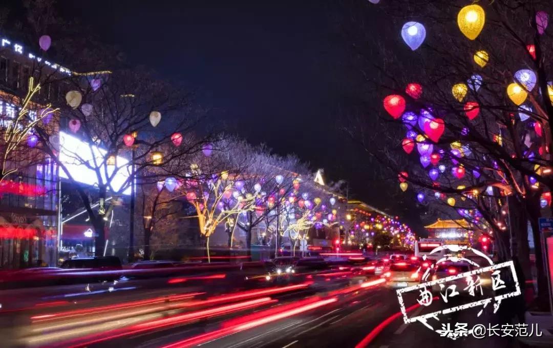 大唐不夜城照片精修,大唐不夜城图片美景实拍