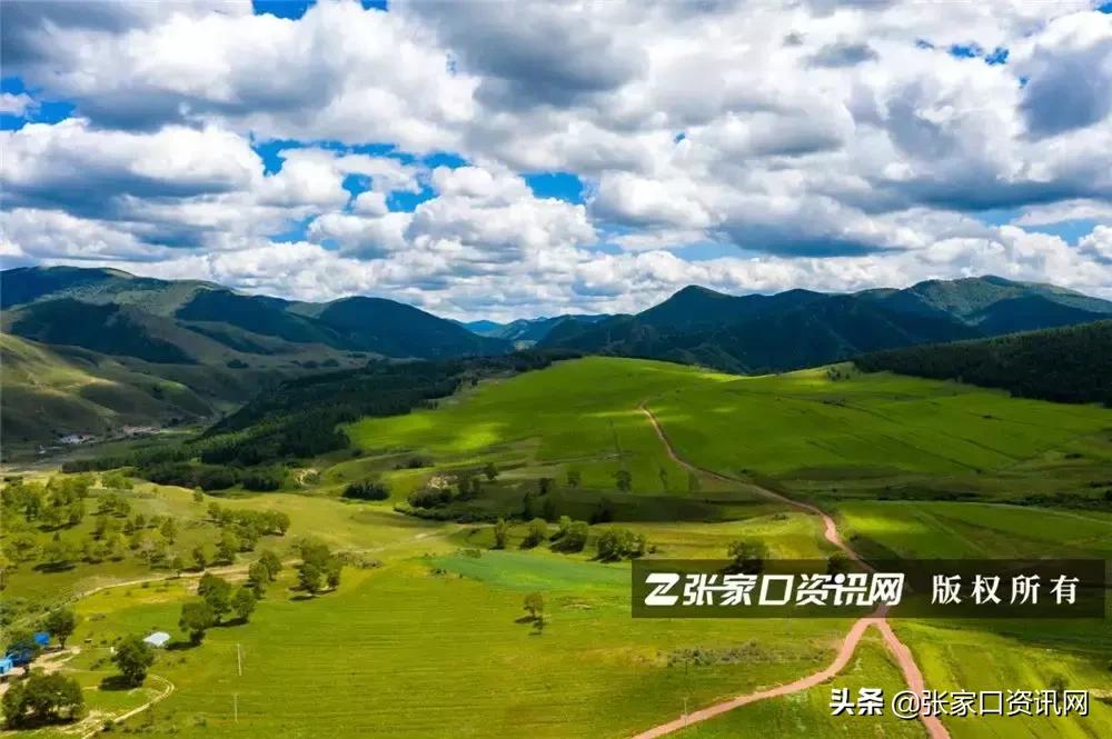 张家口草原天路美景如画,张家口一路风景
