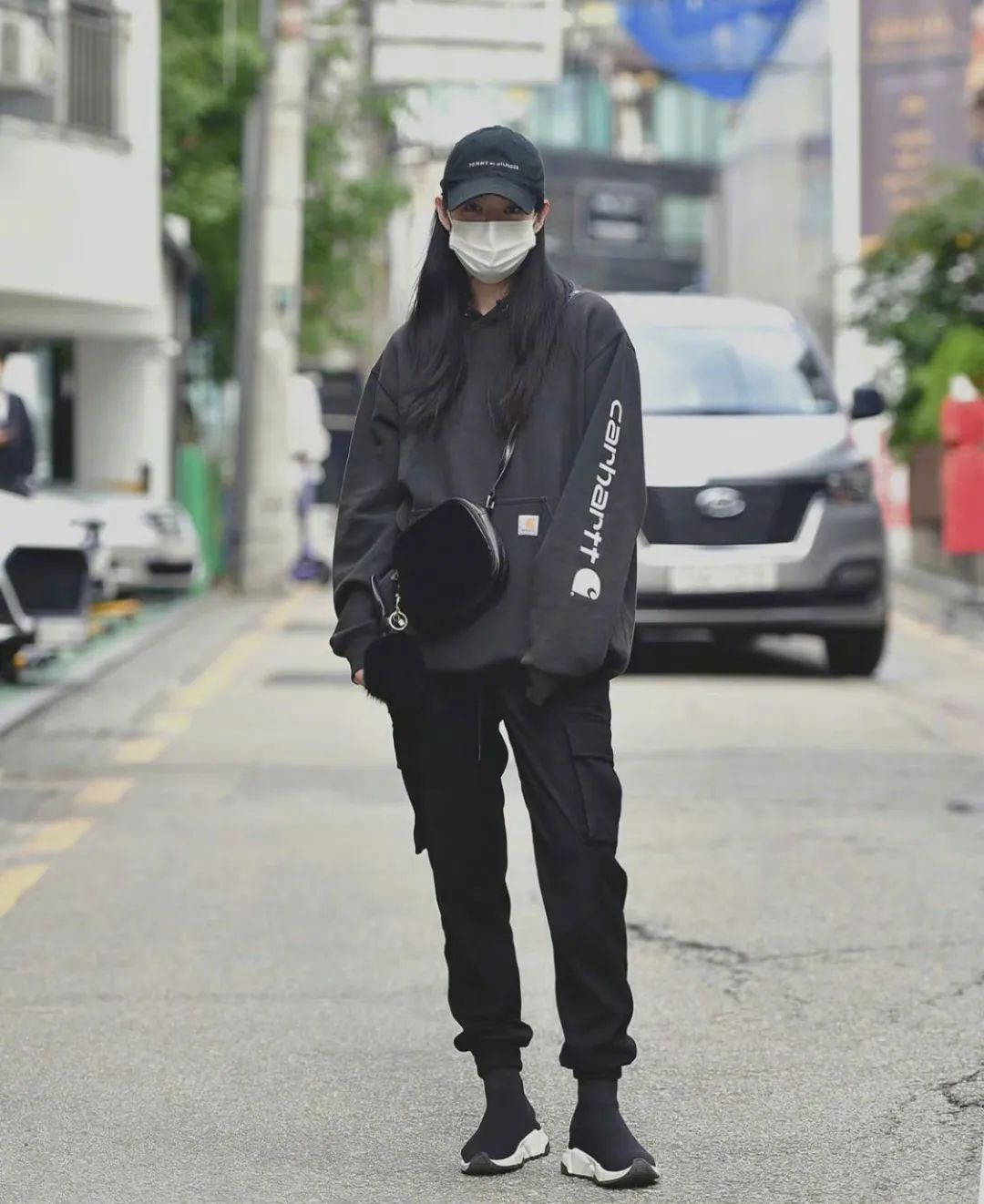 韩国街拍穿搭高级秋冬,韩国春季穿搭街拍