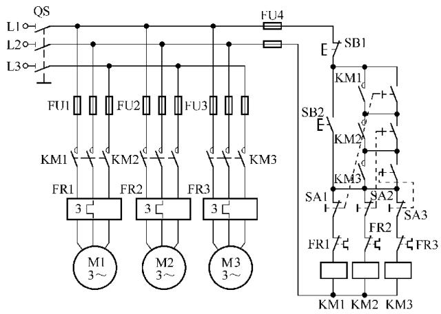 低压电工实操电动机正反转电路图,电工电动机启停点动电路图