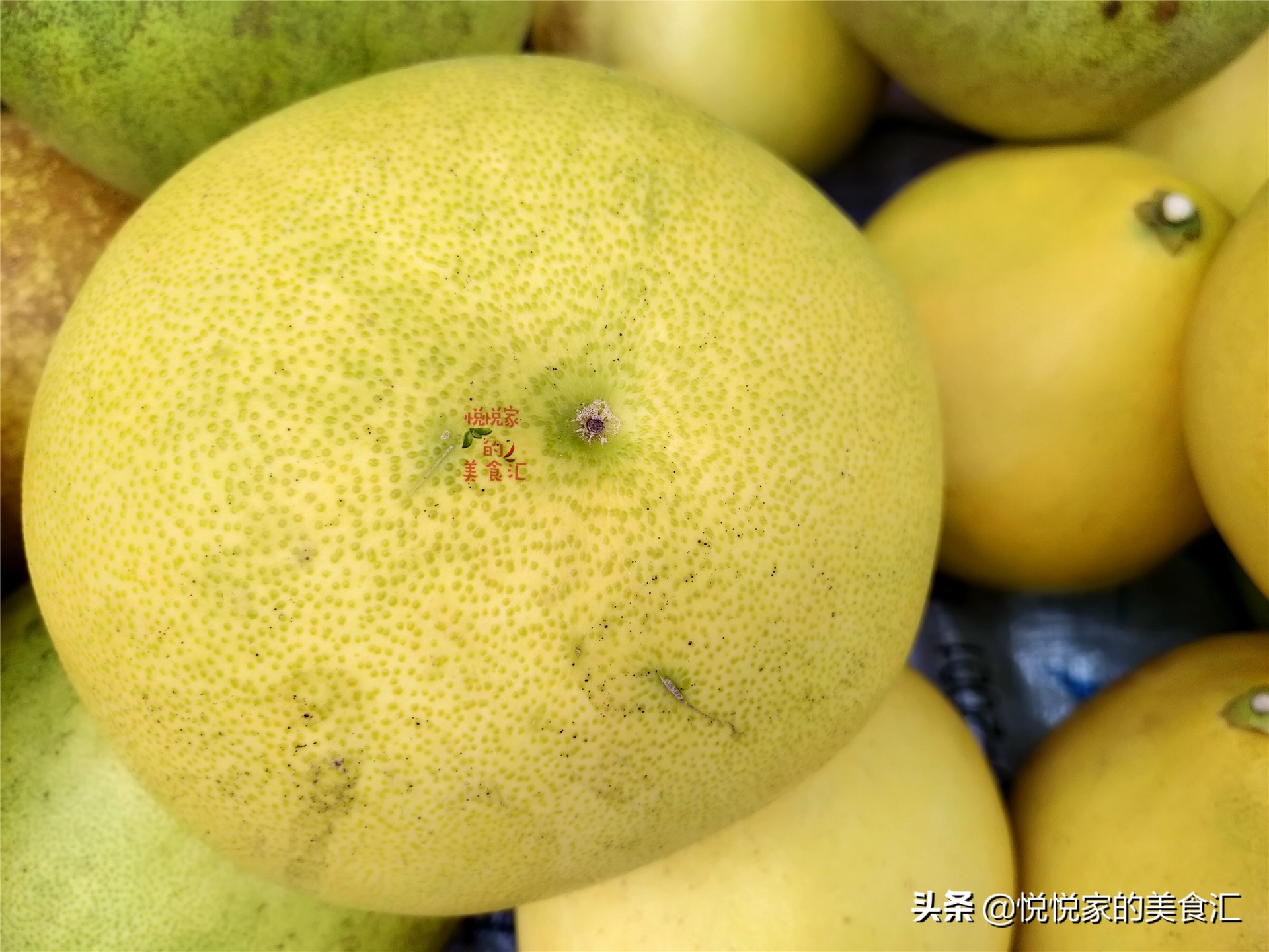 怎样挑柚子最甜,怎样挑柚子好方法图片