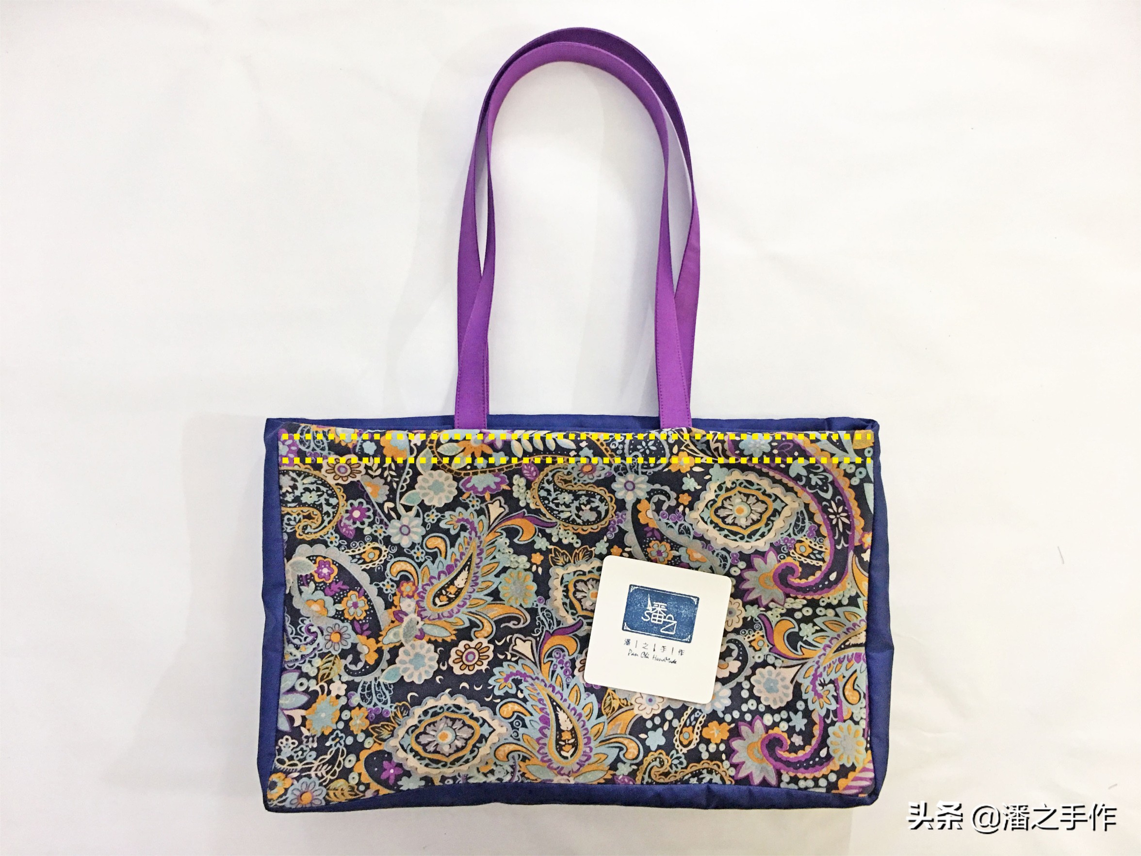 布艺环保袋制作方法,自制环保袋手工制作儿童