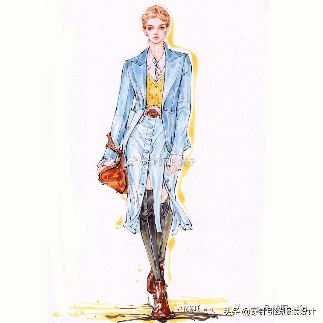 效果图手绘服装,效果图大全70-80平三室