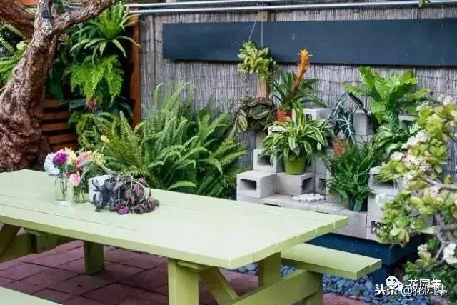 水泥砖的庭院太惊艳了,庭院小型水泥砖