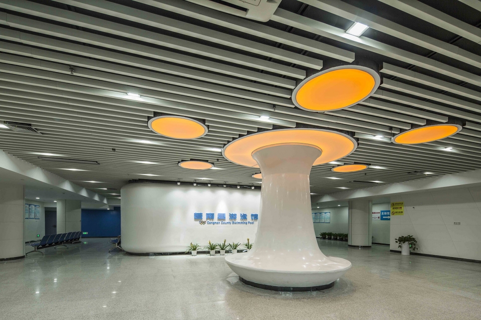 映山独玉苍，滨水双杜鹃--浙江苍南体育中心