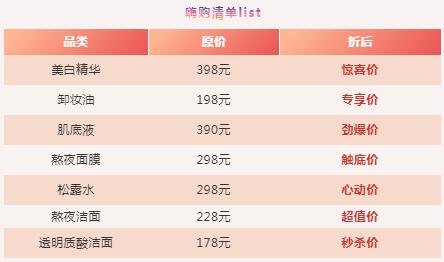 抢化妆品直播,抢一元商品直播