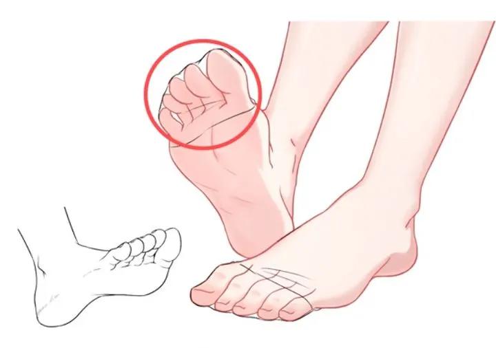 不同袜子的画法,不同的袜子画法