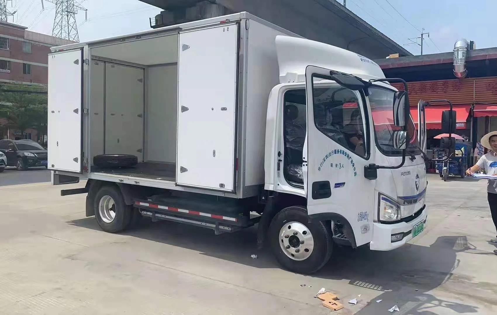 佛山电动货车出租,佛山租赁新能源厢式货车4米2