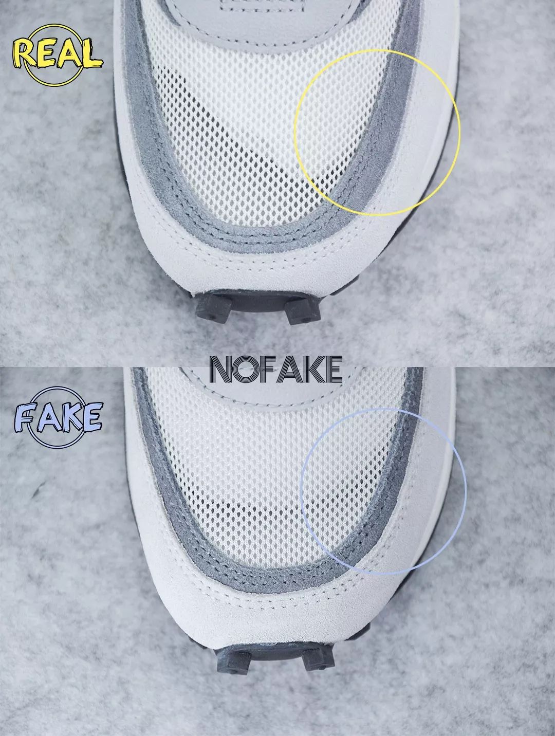 nikesacaildvwaffle鐪熷亣杈ㄥ埆,sacaixnikeldvwaffle娴嬭瘎