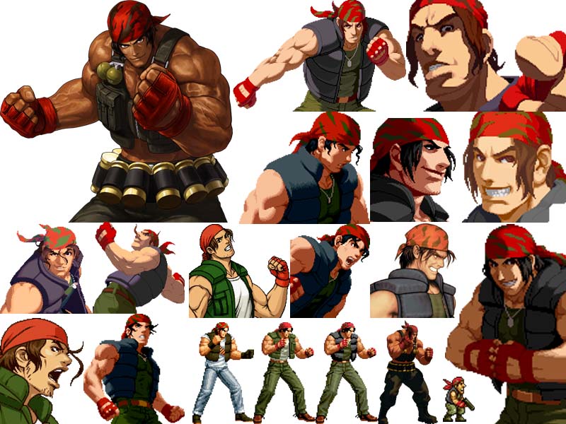 街机拳皇动画,拳皇97怒队各人物介绍