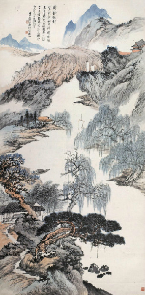 郑午昌花鸟,丝鬓散人郑午昌百幅绘画作品赏析