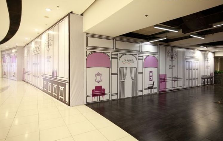 围挡起什么作用,购物中心品牌围挡技巧