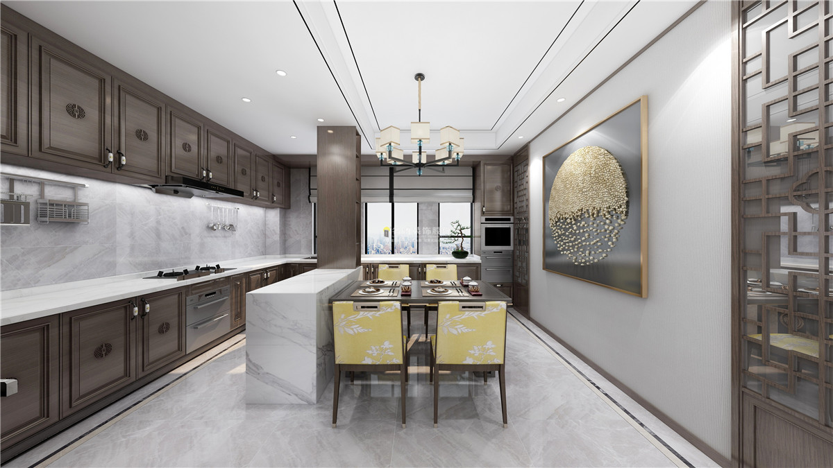 名雕新中式现代轻奢装修风格,名雕装修设计方案