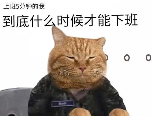 睡醒要上班下班要睡觉表情包,上班下班两副面孔表情包