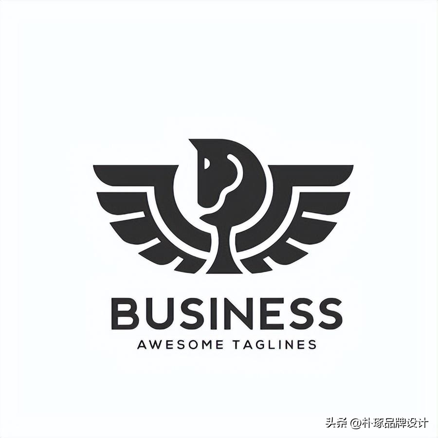 几何抽象标志logo设计,标志的构成元素logo