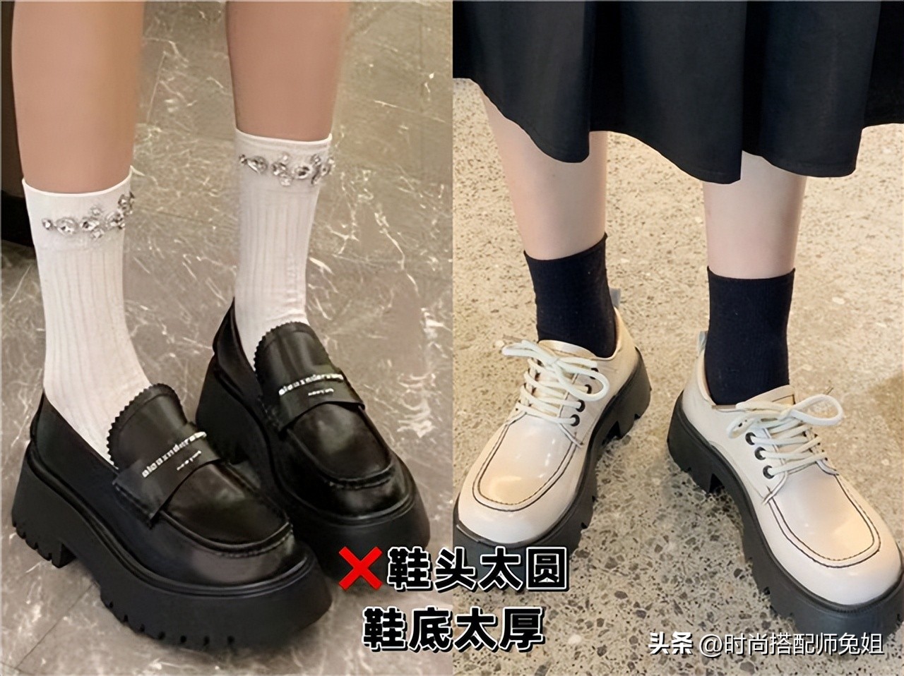 中年女性穿哪个款式乐福鞋,中年女人穿的乐福鞋怎么搭配