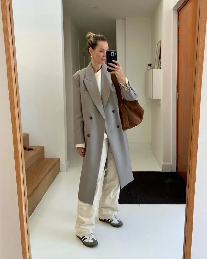 冬季呢子衣小个子穿搭,现在冬季上下衣穿搭