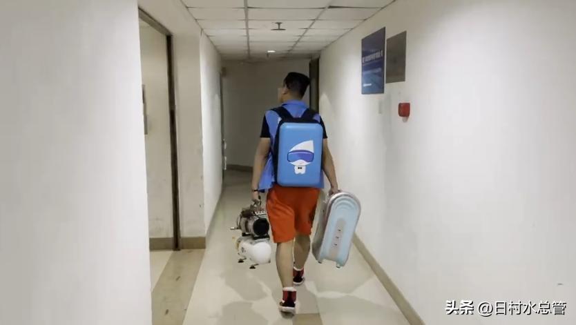 清洗家庭自来水水管,自来水管清洗设备图