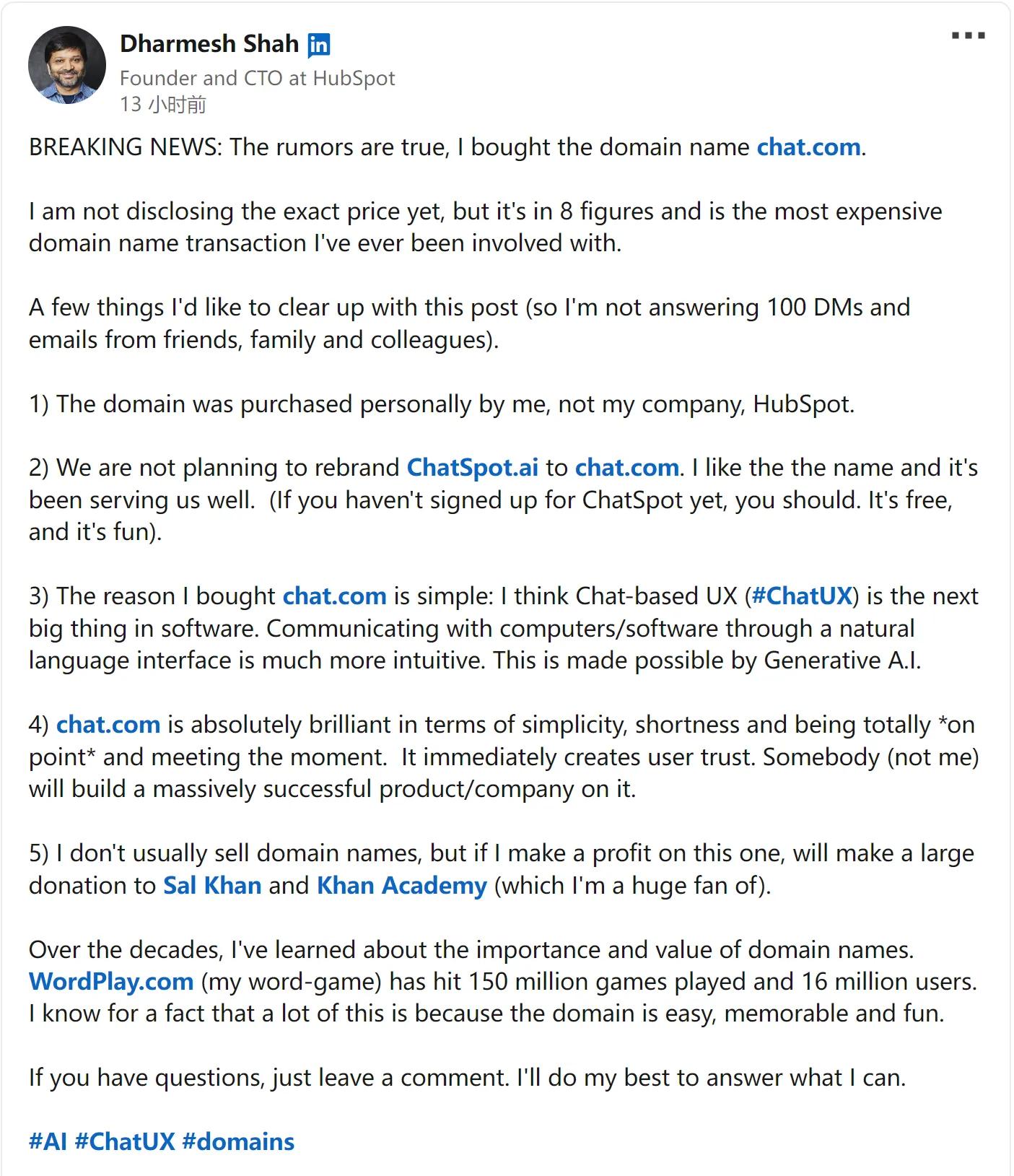 ChatGPT头条百科,chatgpt席卷全球互联网行业