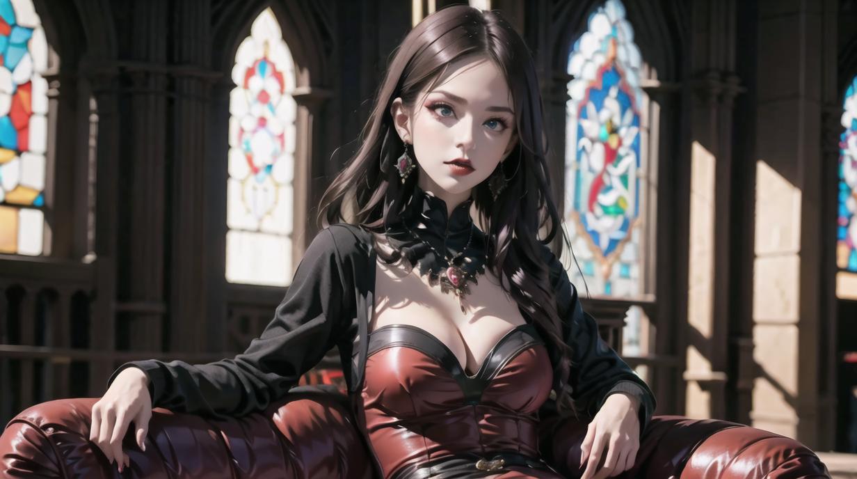 二次元ai女神图片,ai二次元少女美图