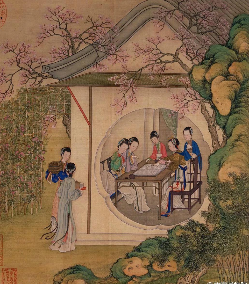 花鸟山水古画图片大全,中国名画山水画花鸟画
