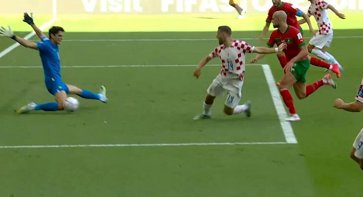 摩洛哥0-0克罗地亚,双方门将失误视频