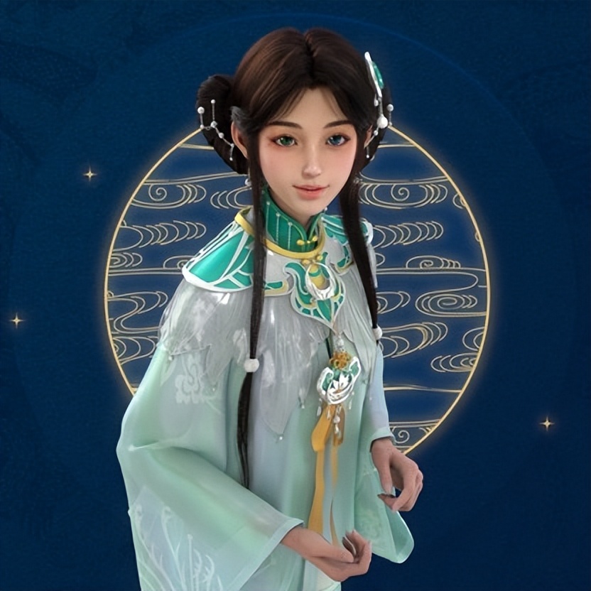 数藏中国推出虚拟人月小星，布局元宇宙再进一步