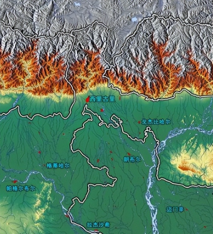 印度不丹西里古里走廊,印度西里古走廊