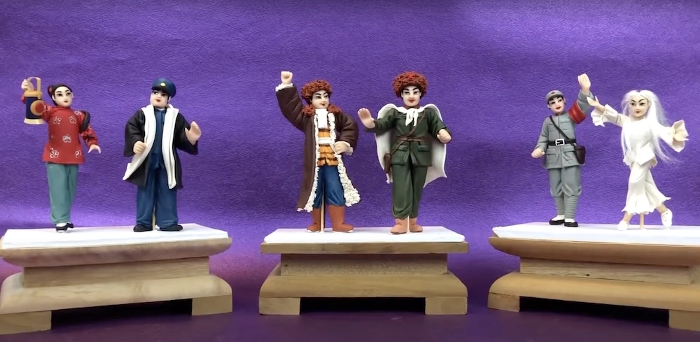 国家级非遗北京面人郎传承人,捏面人面塑的制作过程