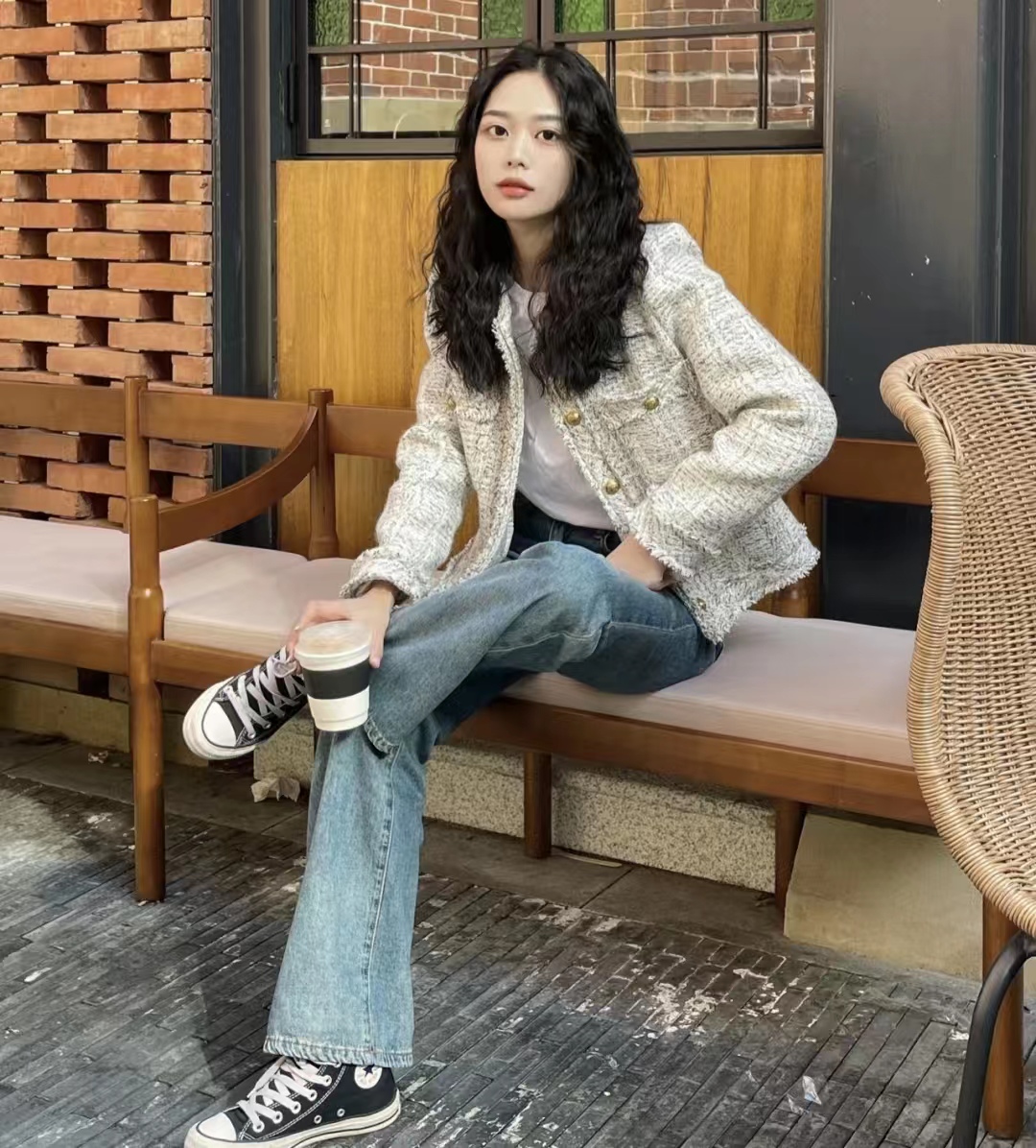 30-40岁洋气外套小香风套装,小香风外套年轻气质搭配