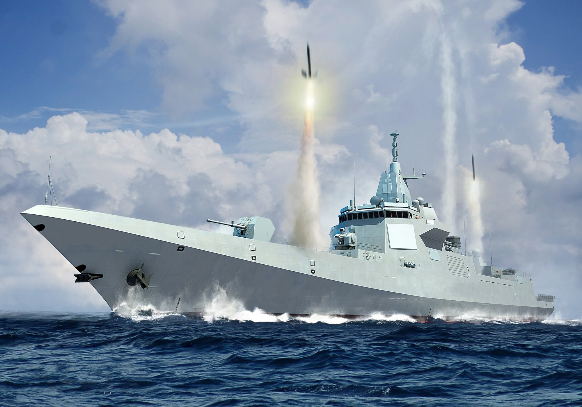 未来055大驱是否能装备电磁炮,八艘055大驱实力有多强