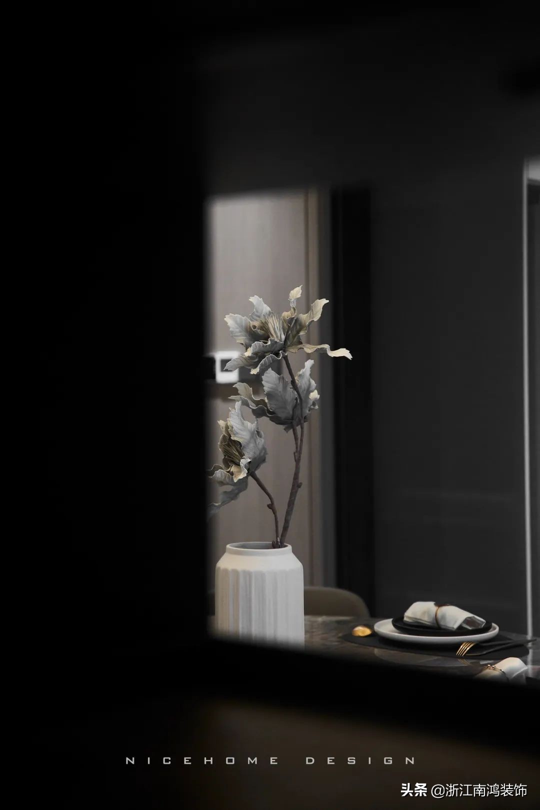 高级灰格调诠释空间质感美学,原木侘寂风理性而优雅的空间艺术