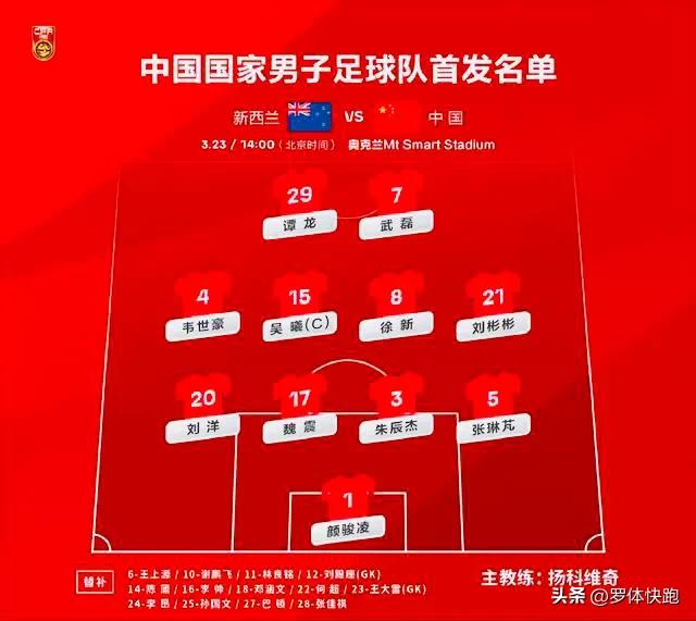 里皮国足首发名单杨旭韦世豪,国足0:0黎巴嫩吴曦