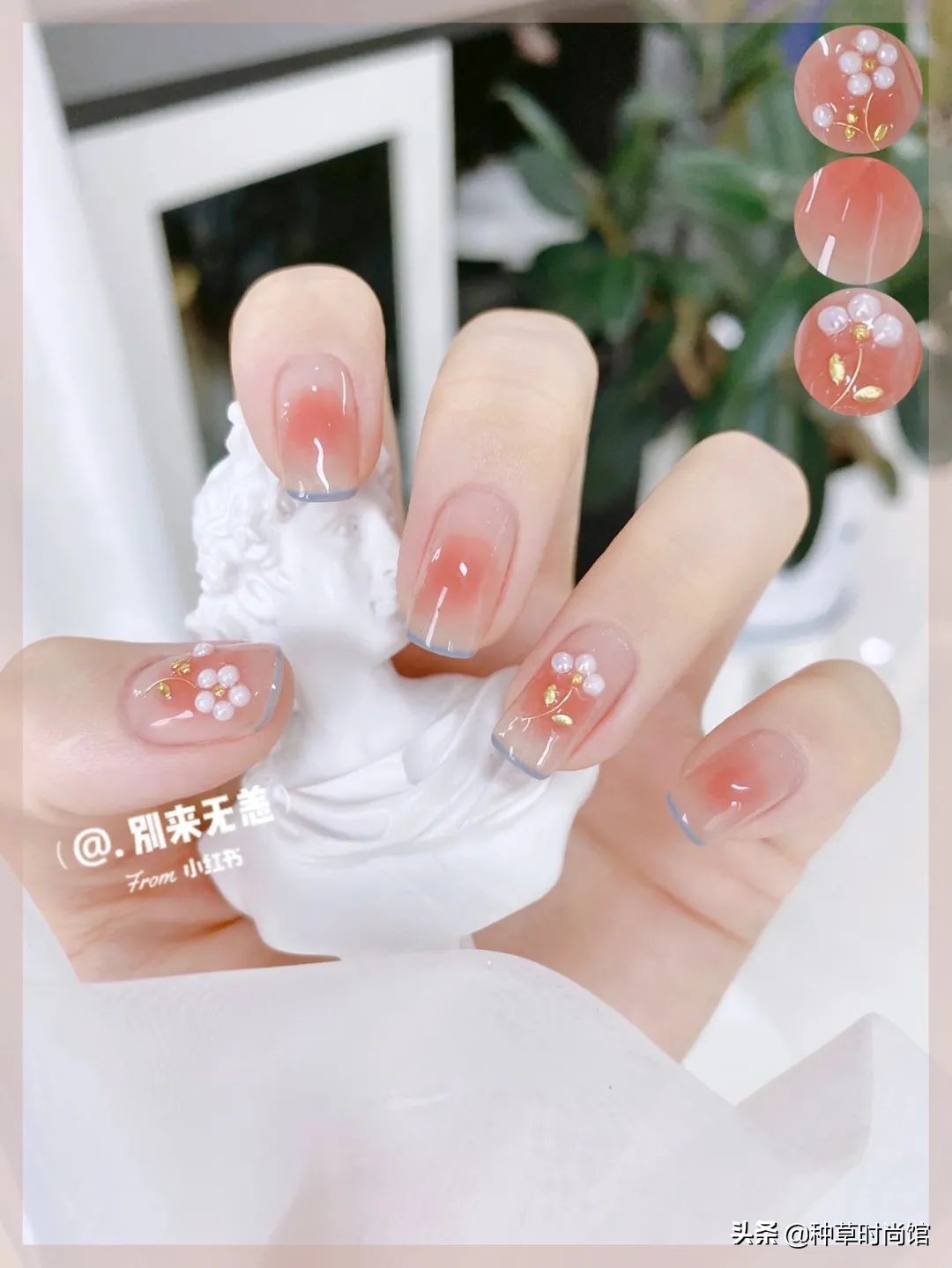 秋冬超显白高级感美甲,春日美甲图片最新款百搭