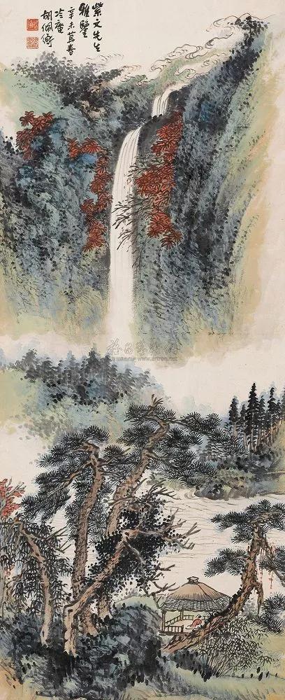 中国山水画名家作品欣赏书,清代山水画名家作品集一册