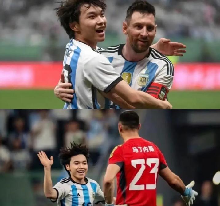 球迷冲进球场找梅西搞笑视频,球迷冲进球场找梅西开始带货