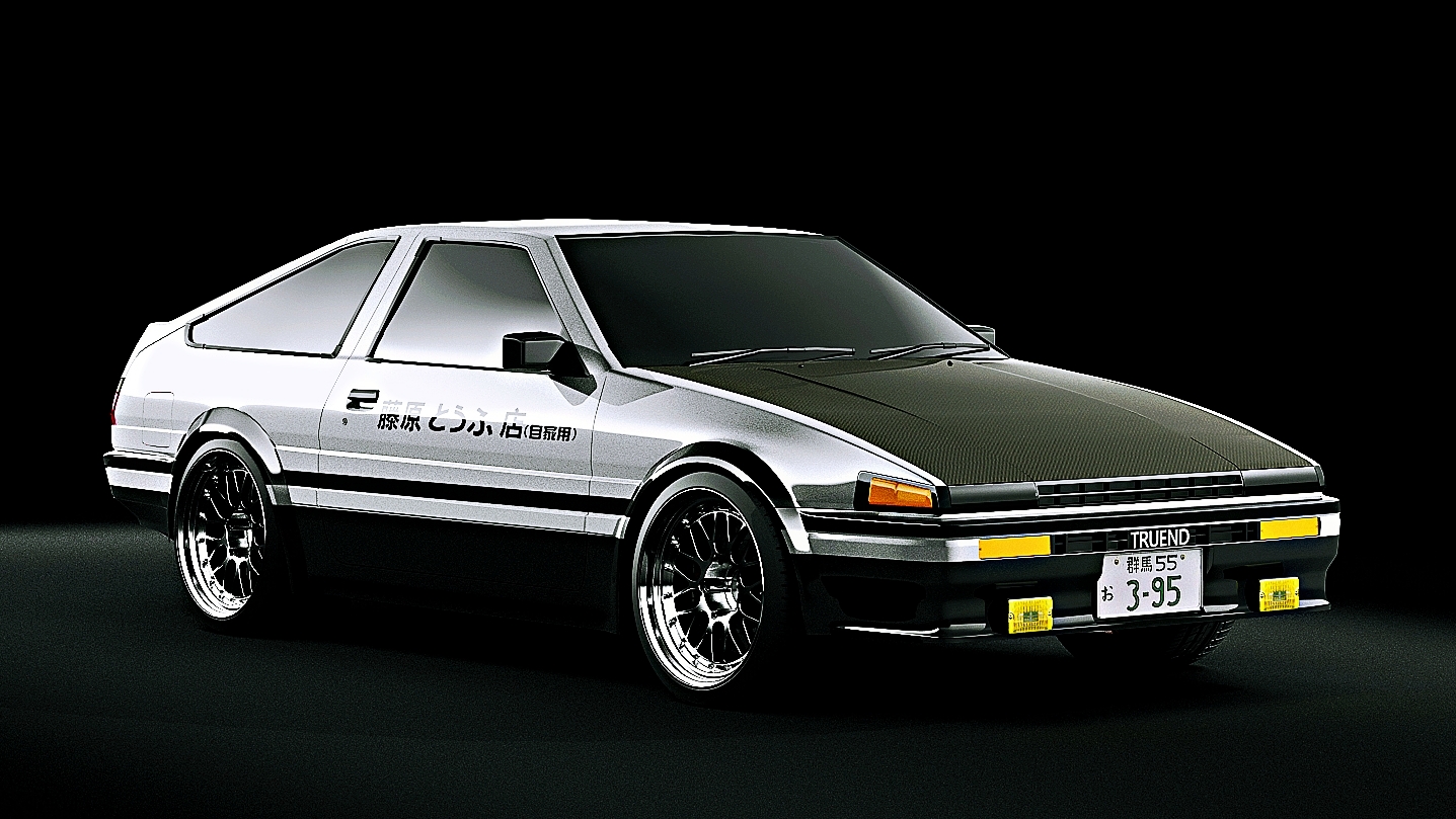 头文字d同款车型ae86多少钱,头文字dae86