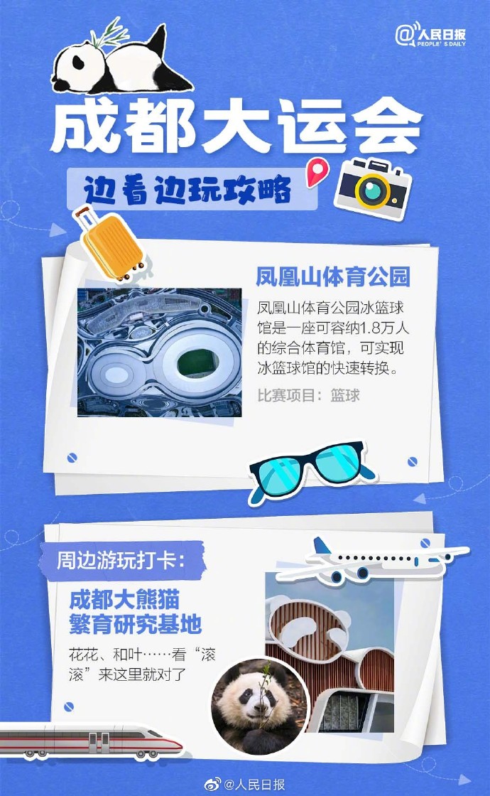 成都大运会边边玩攻略,收藏成都大运会边看边玩攻略来了