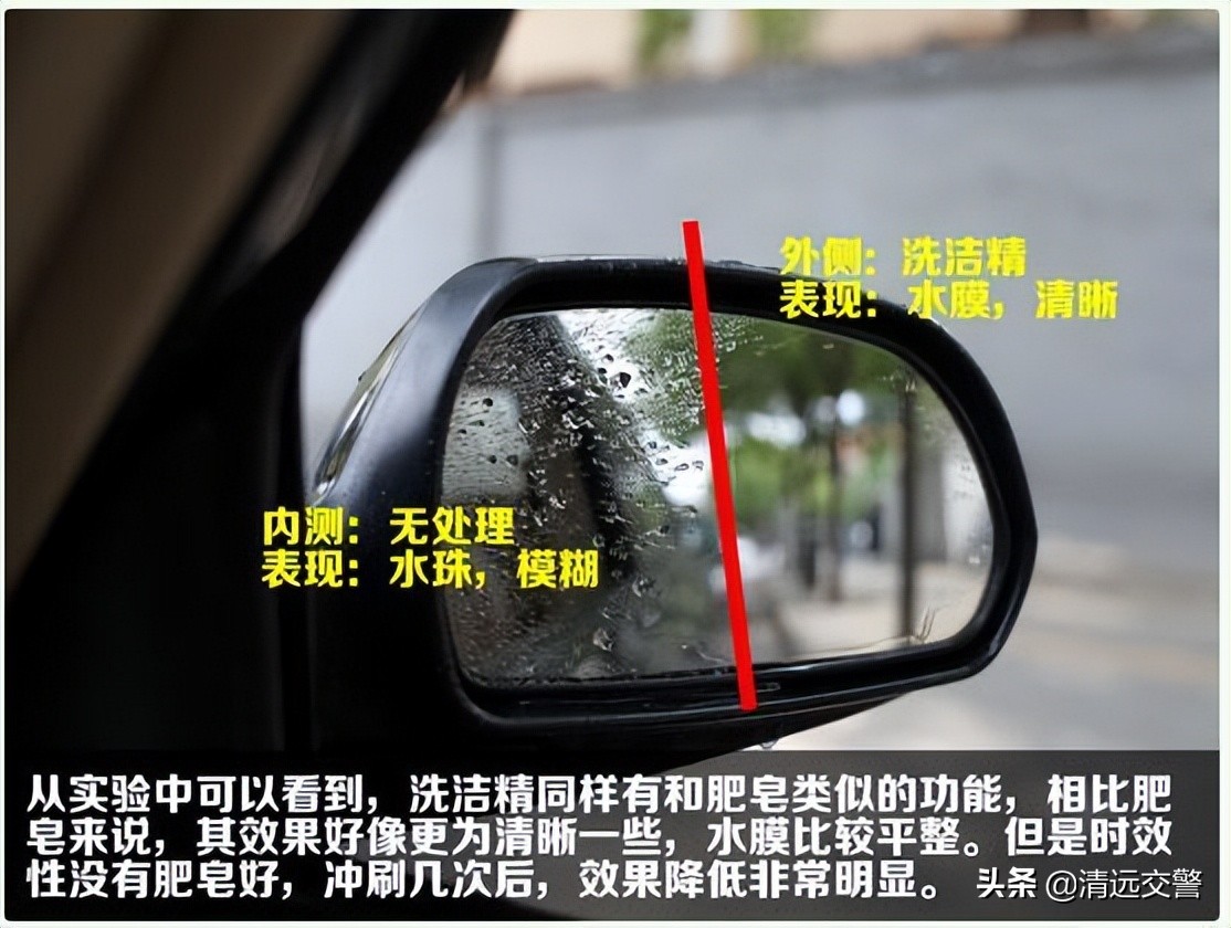 雨天看不清后视镜一个妙招,雨天后视镜侧窗看不清怎么办