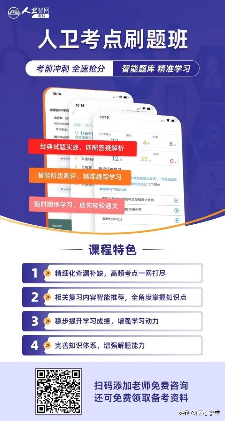 主管护师内科考试重点必背,主管护师考前必做3000题内科