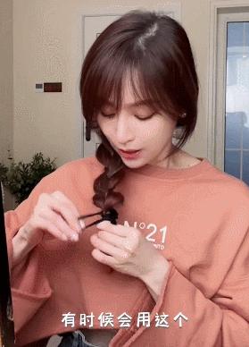 波浪卷发简单编发,人鱼微卷编发造型