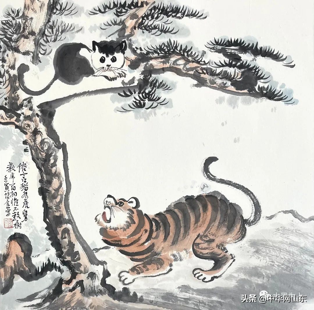 著名画家肖培金推出“虎啸风生——壬寅生肖虎新作展”线上展览