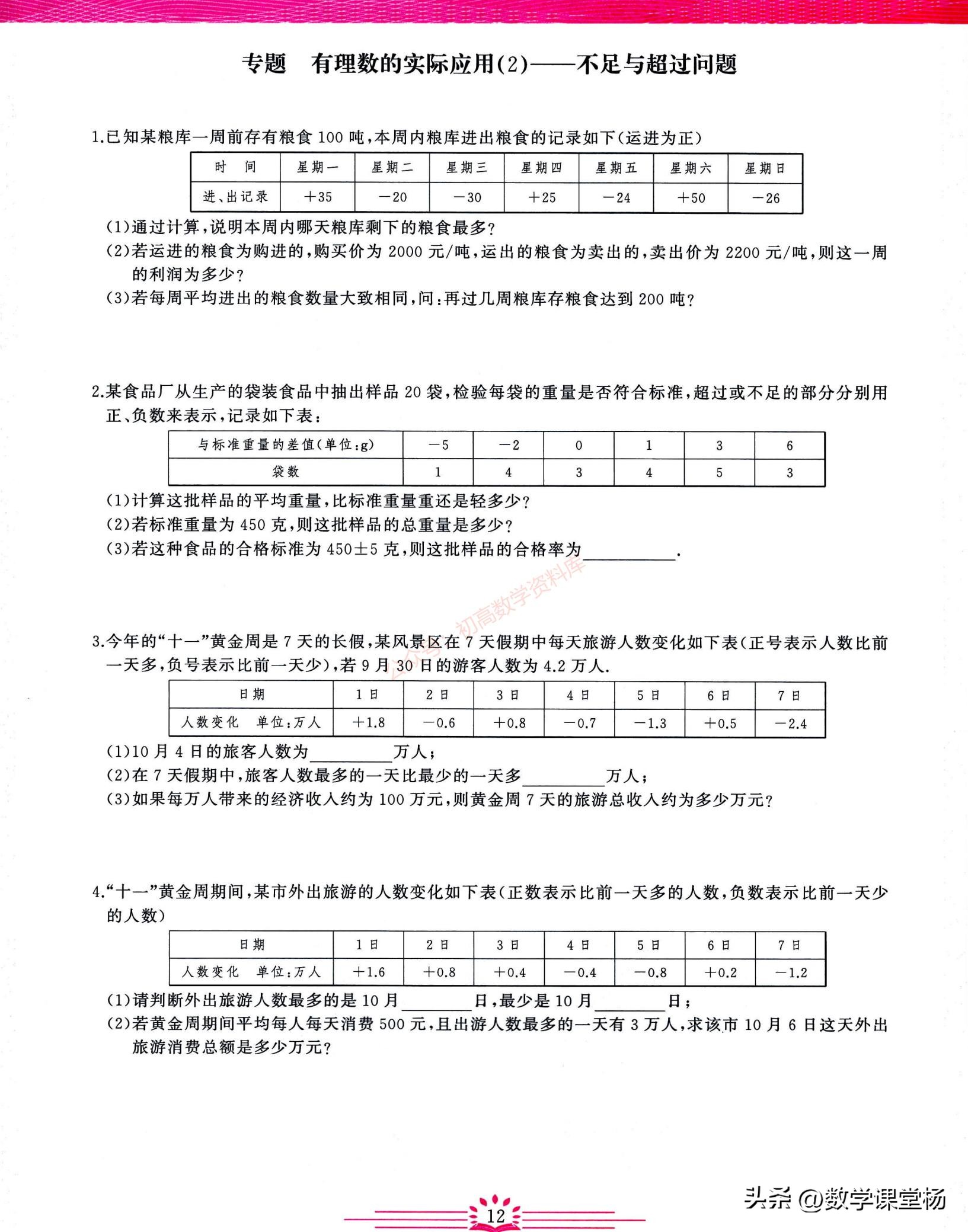 小升初数学知识大集结讲解,小升初数学专题求减数