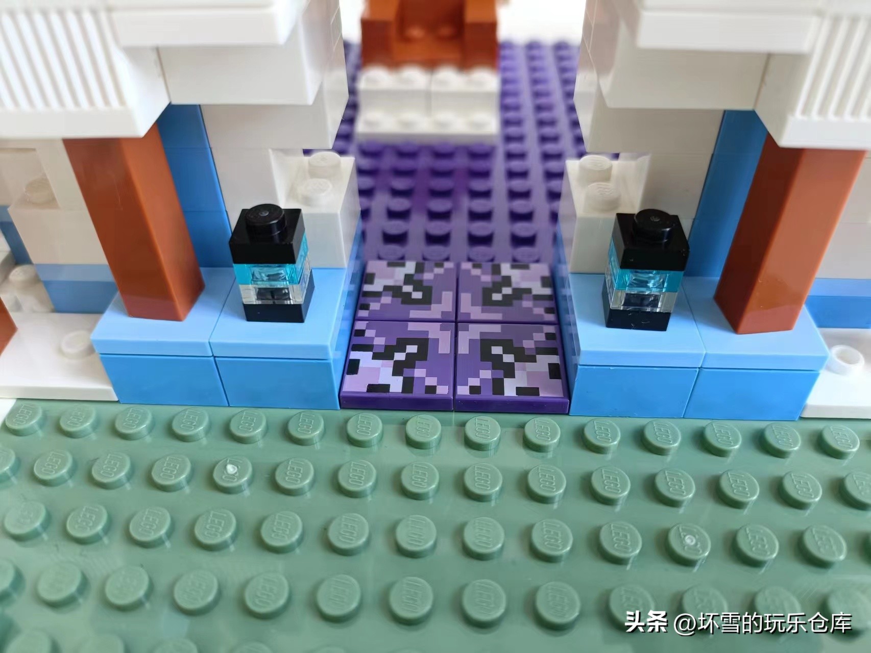 坏雪玩哥斯拉积木,坏雪玩乐高积木