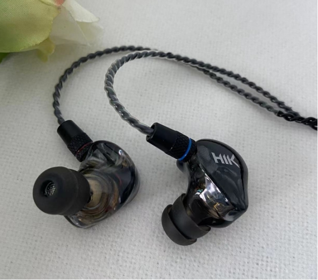 hiks1耳机氦刻,有线入耳耳机hiks1