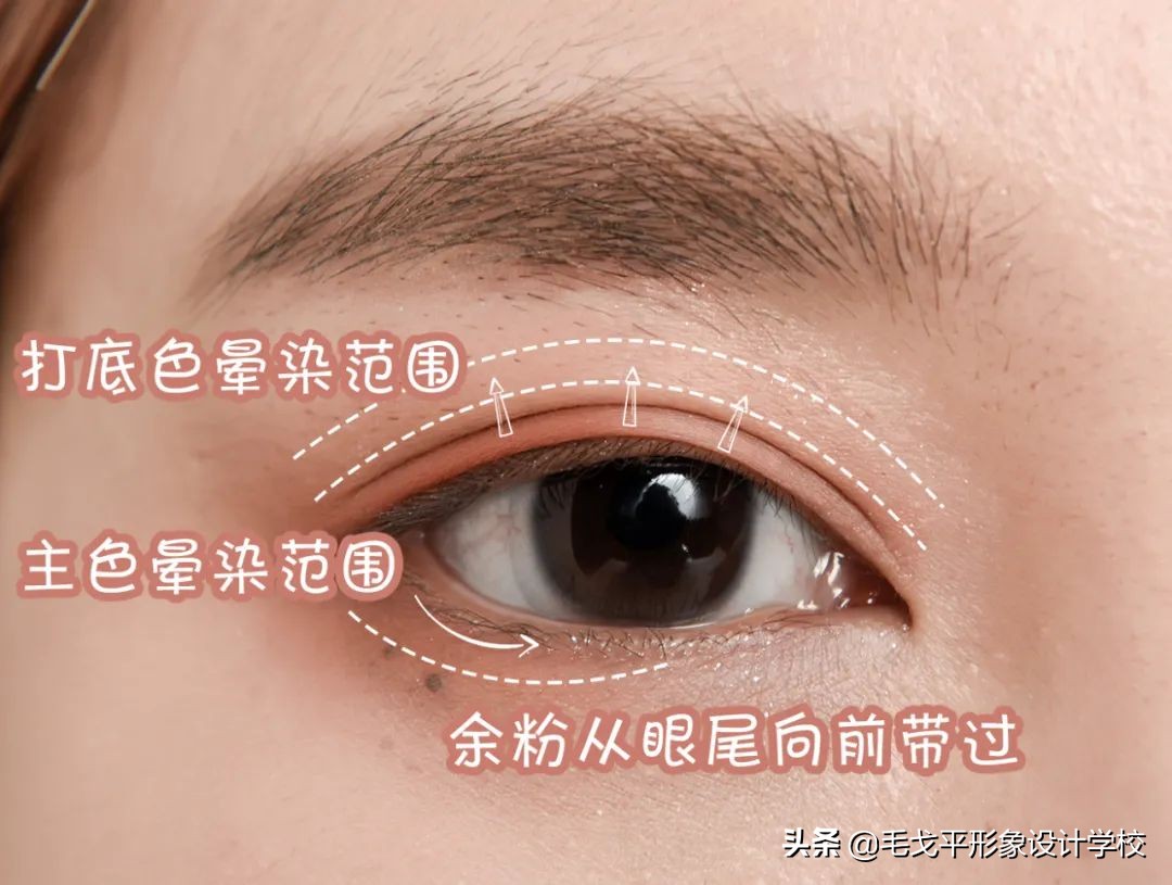 新手化妆眼影教程,超详细新手眼影教程一学就会